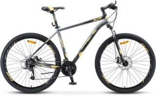 

Велосипед взрослый STELS Navigator-910 MD 29 V010 Чёрный/золотой (LU091696*LU079529*20.5)