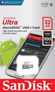 

Карта памяти Sandisk microSDHC 32Gb Class10 SDSQUNR-032G-GN3MN Ultra Light