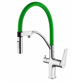 

Смеситель для кухни Lemark Comfort LM3074C-Green