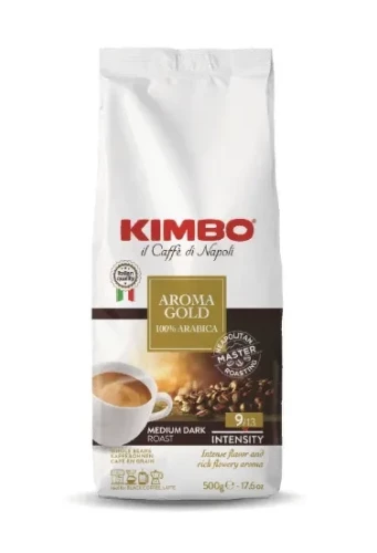 Кофе Kimbo Aroma Gold Arabica, 500гр (в зернах) кофе в зернах fresco arabica solo