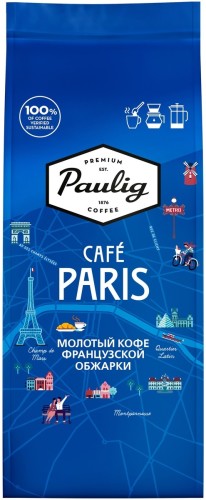 Кофе Paulig Paris 200г (молотый) без бренда кофе молотый cafe paris paulig