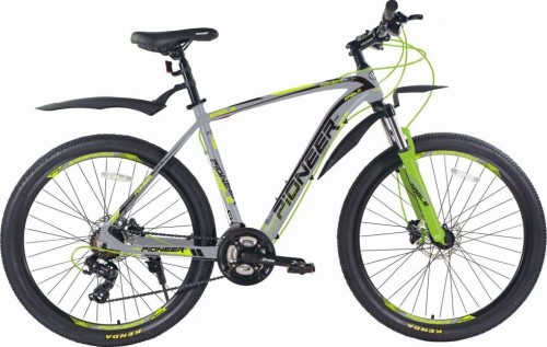 Велосипед взрослый Pioneer EAGLE 27,5 AL/20 gray-green-black