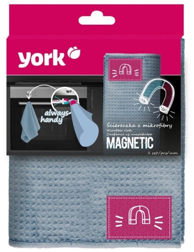 Протирочный материал York Magnetic Салфетка из микрофибры 1шт (026260)