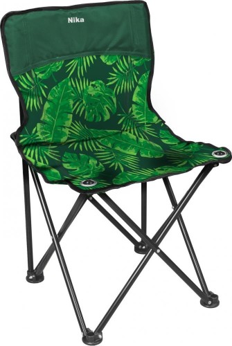 Походная мебель Nika Премиум 3 (ПСП3/2 с тропическими листьями темный)