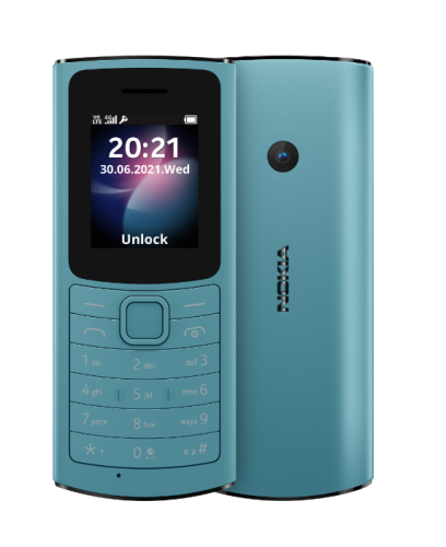 Телефон Nokia 110 DS 4G Aqua (TA-1386)