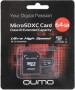 

Карта памяти Qumo MicroSDXC 64GB CLASS10 UHS-I ,3.0 (18805) +адаптером